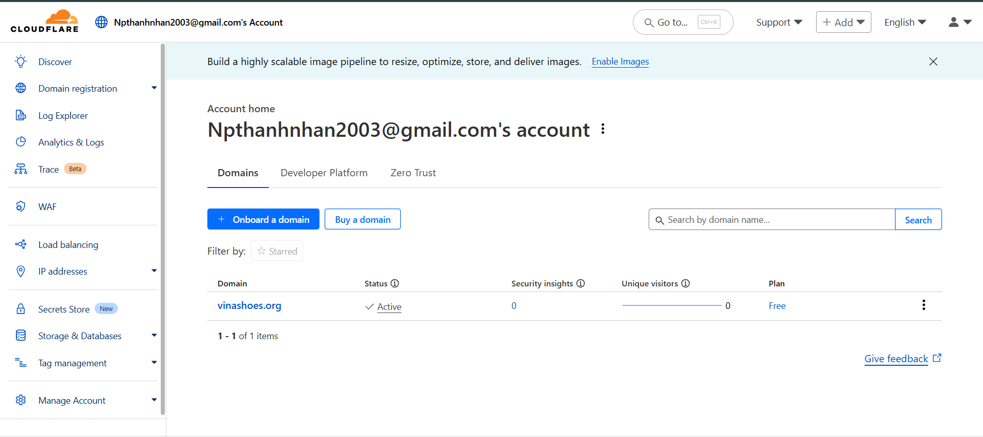 Cloudflare DNS management dashboard Cloudflare DNS Dashboard