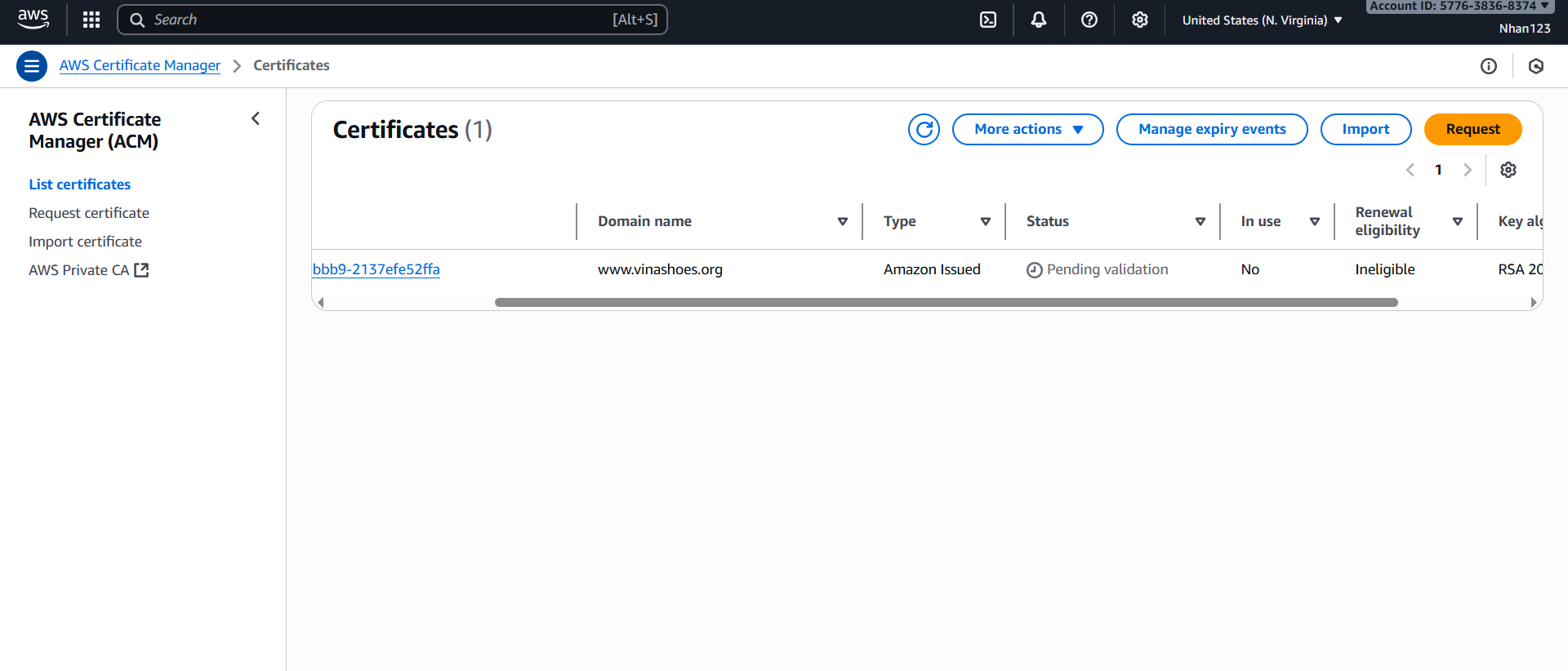 Xác nhận DNS record đã được tạo thành công DNS Record Verification