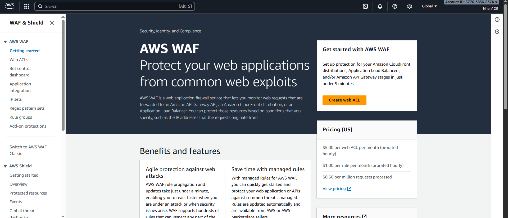 WAF Console