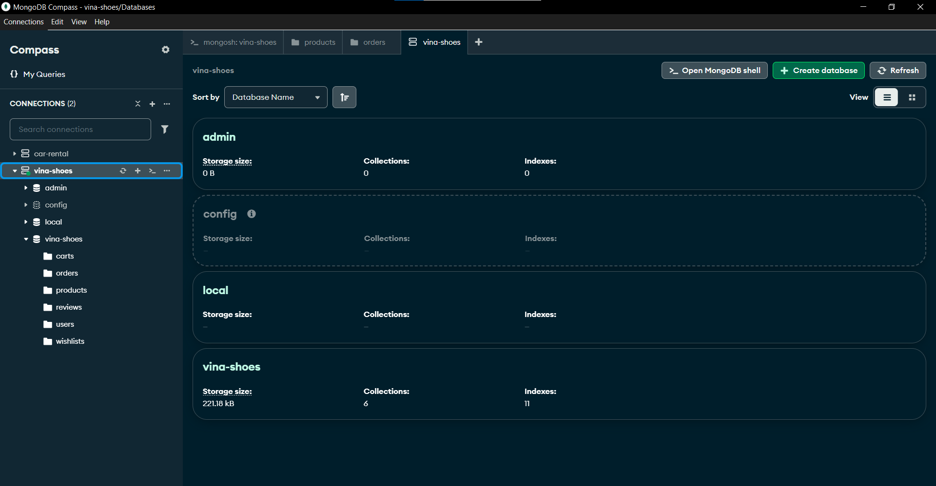 Select Database