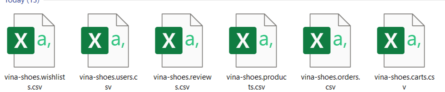 Exported Files